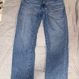 Mens Designer Mavi Men's Zach Straight Blue Jeans size 36/32
